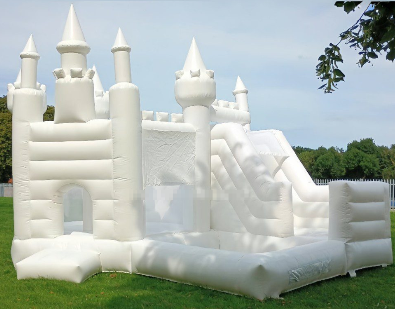 inflatable white castle