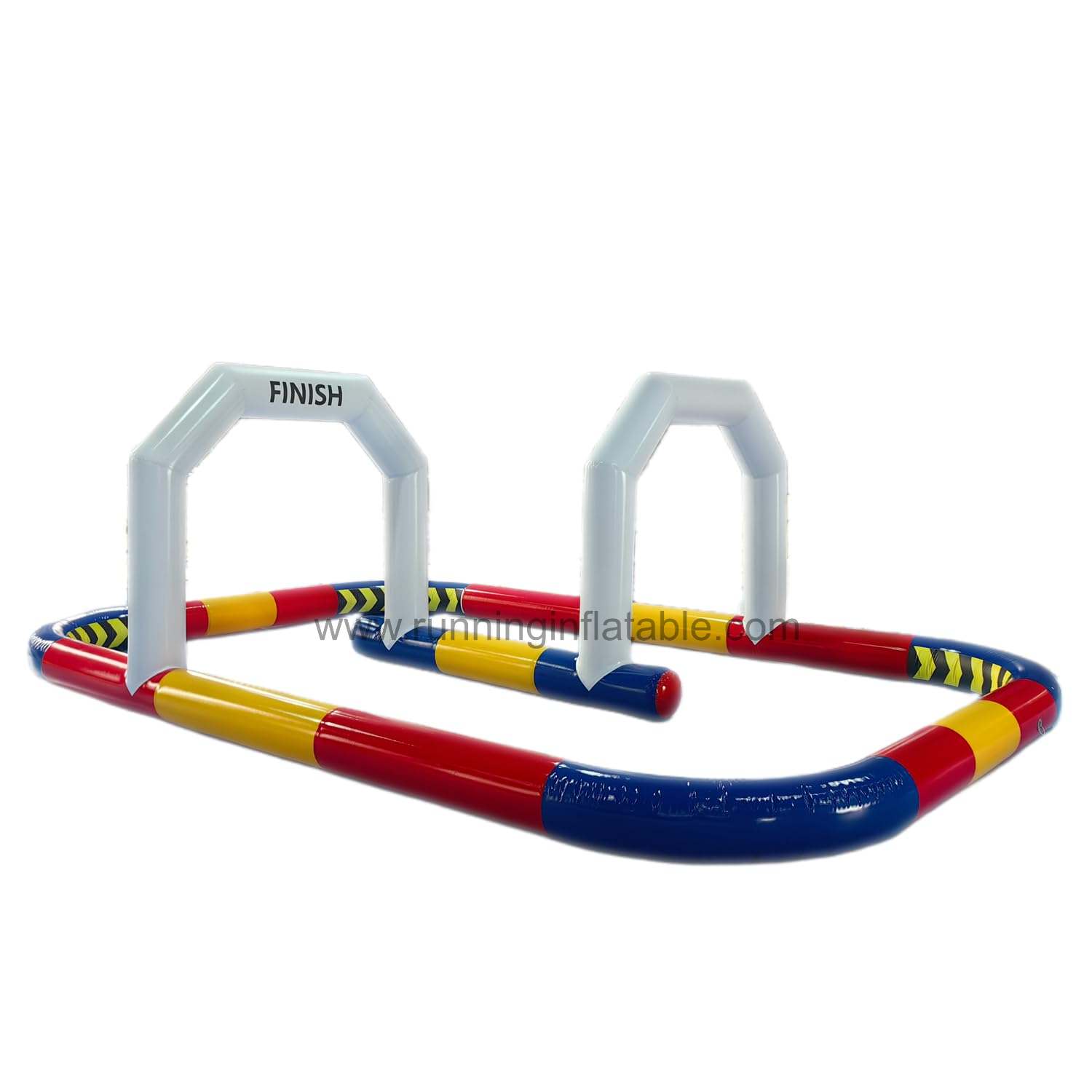 Commercial PVC Inflatable Go Kart Race Tracks Inflatable Didi Car Race Track Sport Game Air Racing Bumper Car Happy Hopper Circuit for Birthday Party and Event 